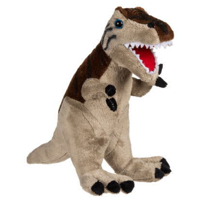 Plucheknuffel T-Rex beige bruin 30cm