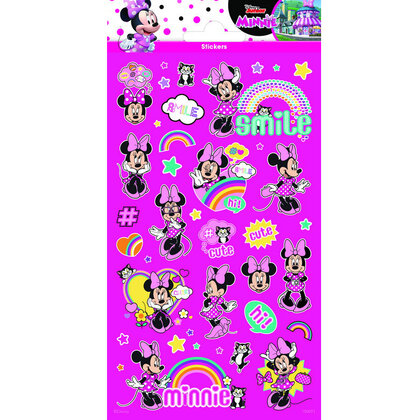 Stickers Minnie Mouse smile 28 stuks