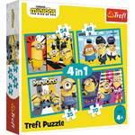 Puzzels Minions 4 in 1 luxe doos