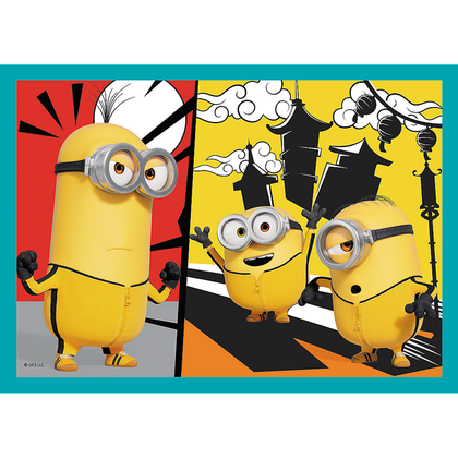 Puzzels Minions 4 in 1 luxe doos