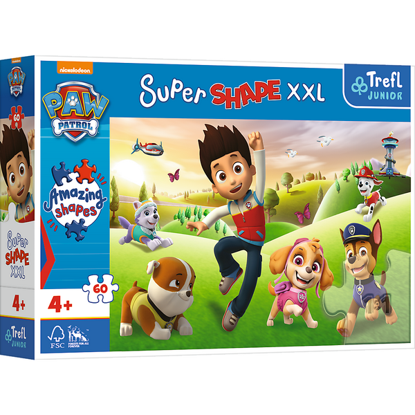 Puzzel Paw Patrol Super Shape XXL 60 stukjes