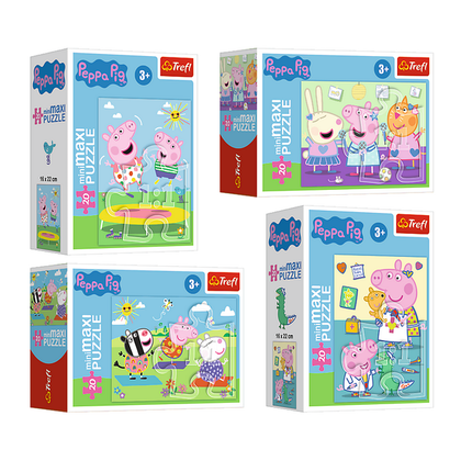 Mini Maxi Puzzel Peppa Sporten 20 stukjes