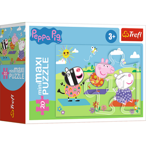 Mini Maxi Puzzel Peppa Sporten 20 stukjes