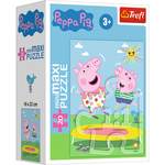 Mini Maxi Puzzel Peppa Trampoline 20 stukjes