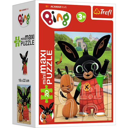 Mini Maxi Puzzel BING en Flop 20 stukjes