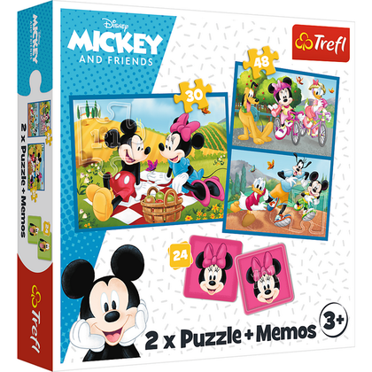 Puzzel Disney 2 stuks en Memo spel