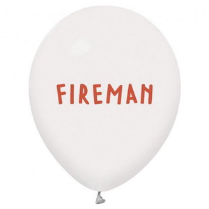 Ballonnen Fireman Brandweer 5 stuks