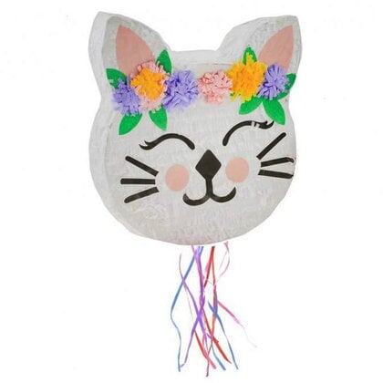 Pinata Poes met bloemetjes