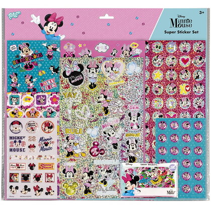 Super Sticker Set Minnie Mouse 250+ stuks