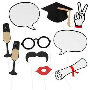 Foto Fun Props Geslaagd 10 stuks Op is Op