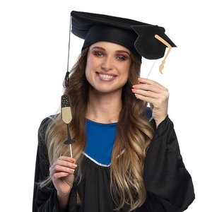 Foto Fun Props Geslaagd 10 stuks Op is Op