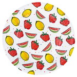 Bordjes fruit 8 stuks Op is Op
