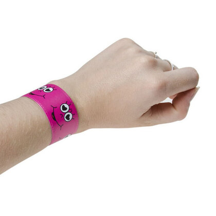 Klap armbandjes gekke bekken 6 stuks