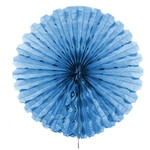 Honeycomb waaier 45cm lichtblauw