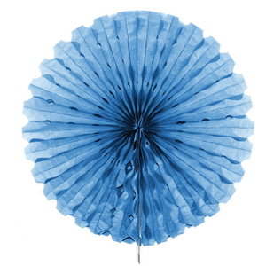 Honeycomb waaier 45cm lichtblauw Op is Op