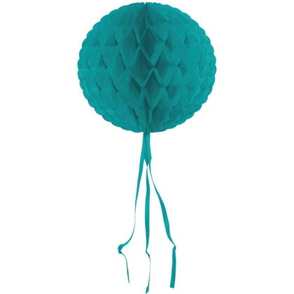 Honeycomb decoratie 30cm turquoise