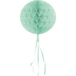 Honeycomb decoratie 30cm mint groen