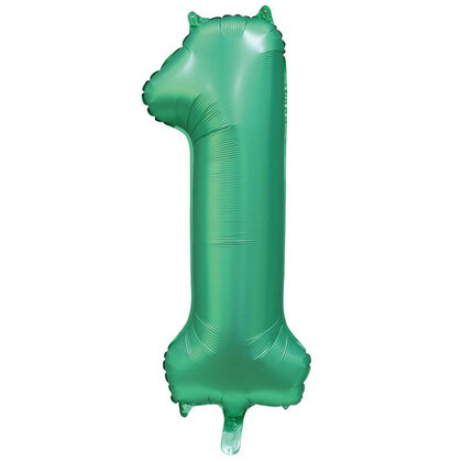 Folieballon 1 jaar GROEN voor lucht of helium MEGA
