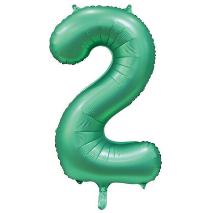 Folieballon 2 jaar GROEN voor lucht of helium MEGA
