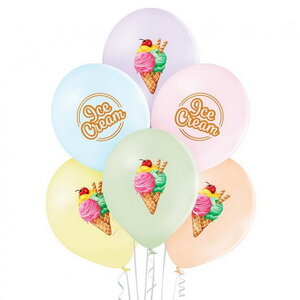 Ballonnen Ice Cream 6 stuks