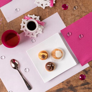 Tafelloper Airlaid zwart 4.8 meter Op is Op