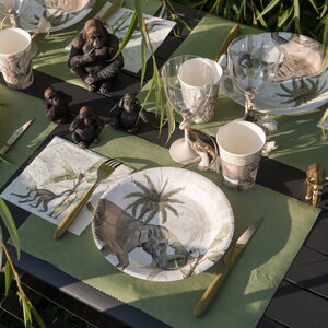 Tafelloper Airlaid wit 4.8 meter Op is Op