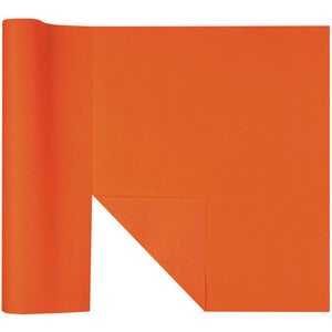 Tafelloper Airlaid oranje 4.8 meter Op is Op