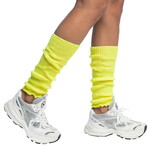 Beenwarmers fluor geel Op is Op
