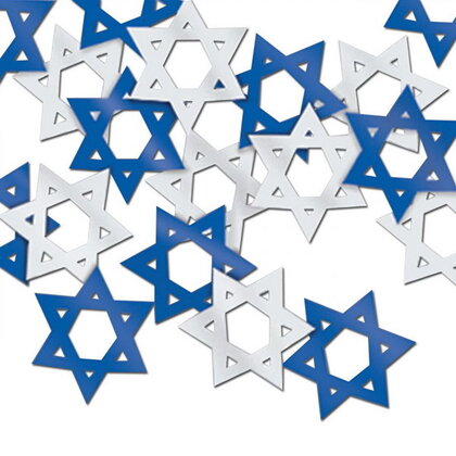 Confetti Israëlische Davidster 14 gram