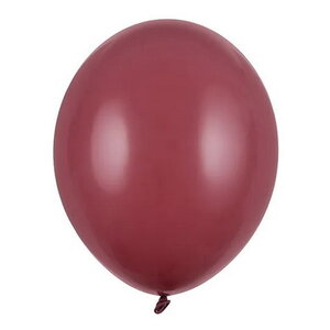 Ballonnen bordeaux rood 10 stuks