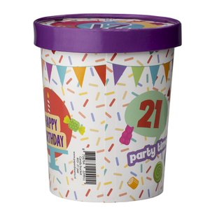 Candy Surprise bucket 21 jaar Op is Op