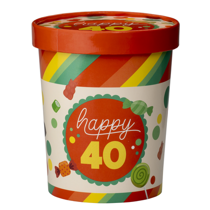 Candy Surprise bucket 40 jaar