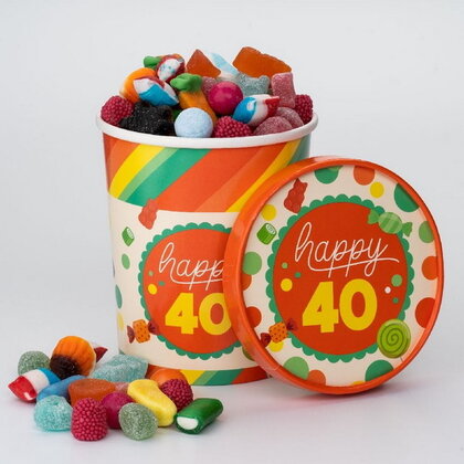 Candy Surprise bucket 40 jaar
