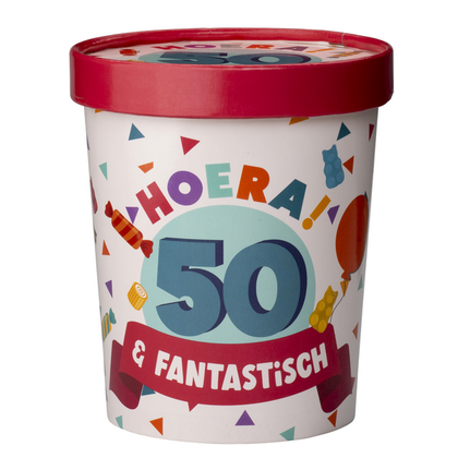 Candy Surprise bucket 50 jaar