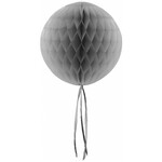Honeycomb decoratie 30cm zilverkleurig Op is Op
