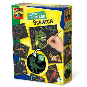 SES Dinosaurus Glow in the dark scratch Op is Op