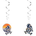 Hangdecoraties Space astronaut 2 stuks