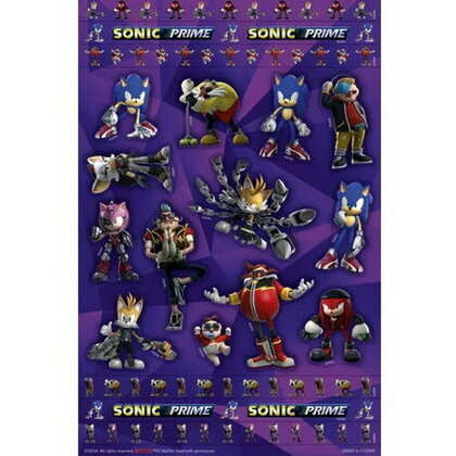 Stickers Sonic the Hedgehog 300 stuks