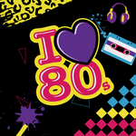 Servetten I LOVE 80's 20 stuks