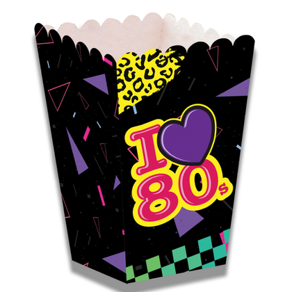 Snackbakjes I LOVE 80's 5 stuks