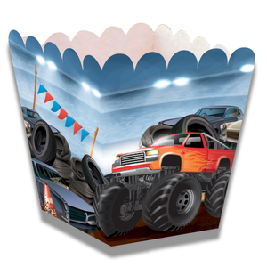 Snackbakjes mini Monstertrucks 5 stuks