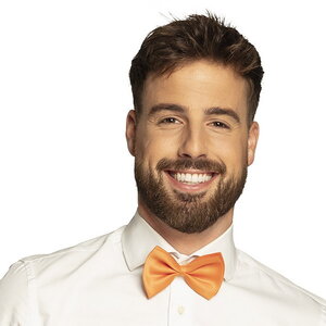 Vlinderstrik oranje Op is Op