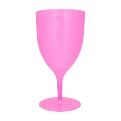 NEON glas pink plastic