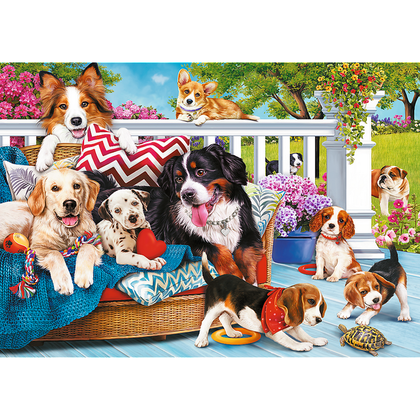 Puzzel BIO Honden vriendschap 1000 stukjes