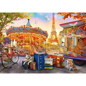 Puzzel Holidays in Paris 500 stukjes