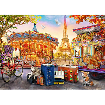 Puzzel Holidays in Paris 500 stukjes