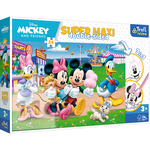 Puzzel Disney Kermis Super MAXI met kleurboek