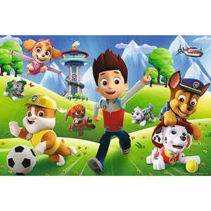 Puzzel Paw Patrol Super MAXI met kleurboek