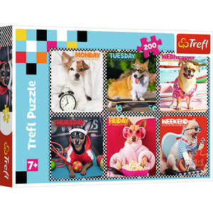 Puzzel Honden 200 stukjes Op is Op