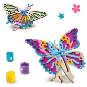 SES Houten vlinders versieren